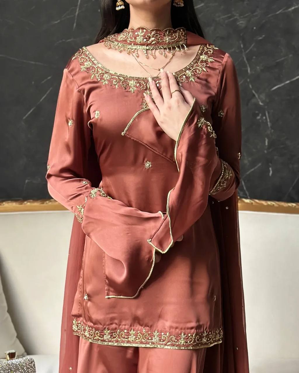 Modern Sienna Bell-Sleeve Silhouette